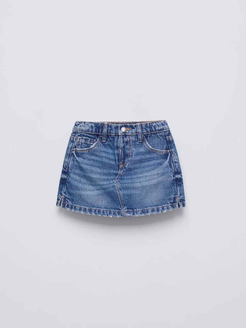 NWOT Zara girls denim skort size 6